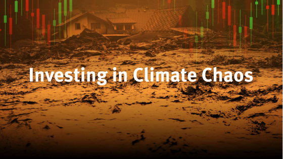 investing in climate chaos